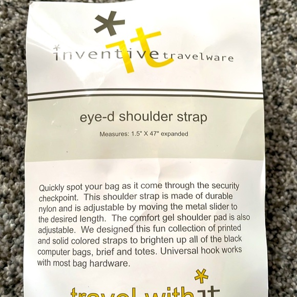 NWT.  Inventive Travelware.  Eye-D Shoulder Strap. - Picture 4 of 4
